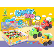 pull back construction truck with 4g candy